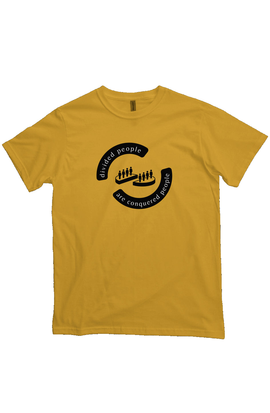 Organic Cotton T Shirt: Divided We Fall